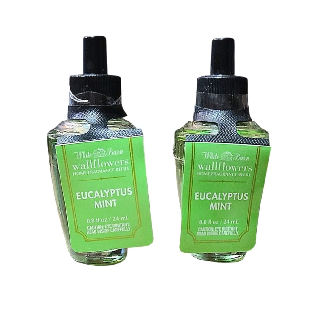EUCALYPTUS MINT WALLFLOWER FRAGRANCE REFILLS BY BATH AND BODY WORKS
